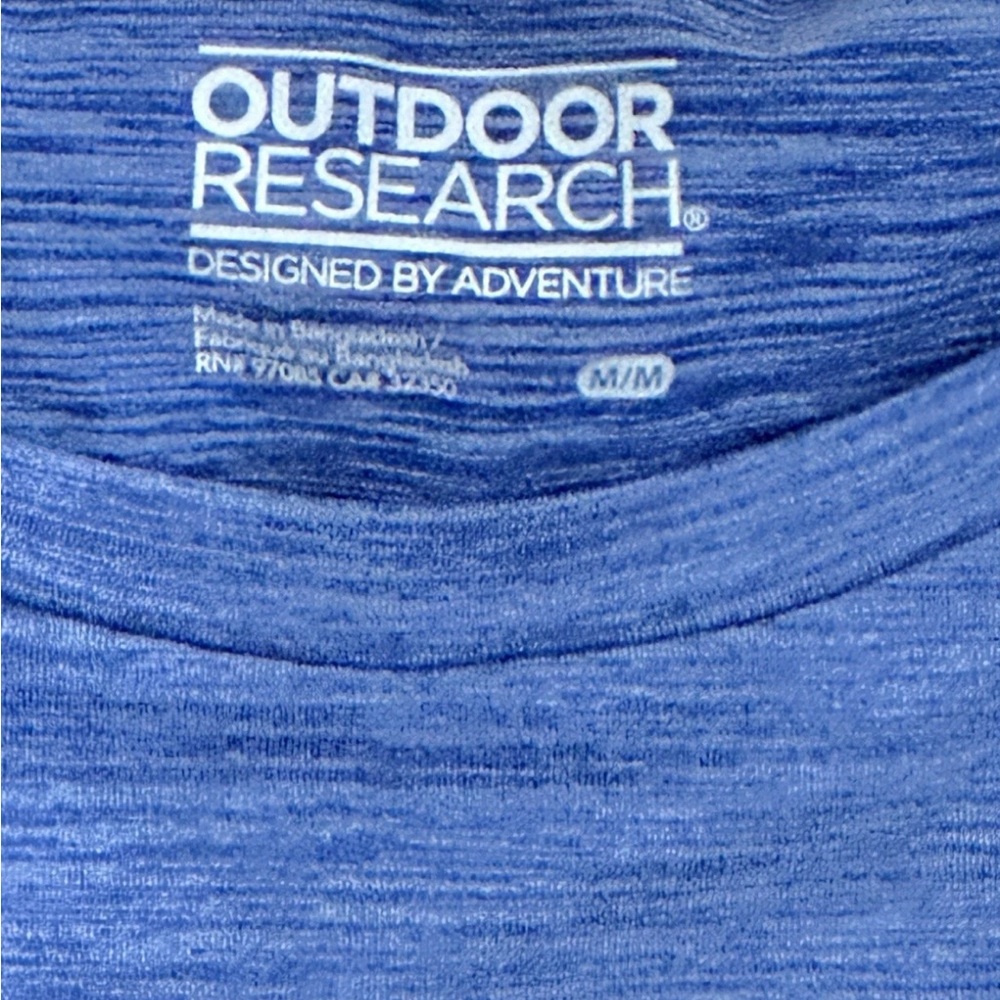 Outdoor Research Women's Chain Reaction Tee Size Medium Blue (sty V064) - Picture 5 of 6